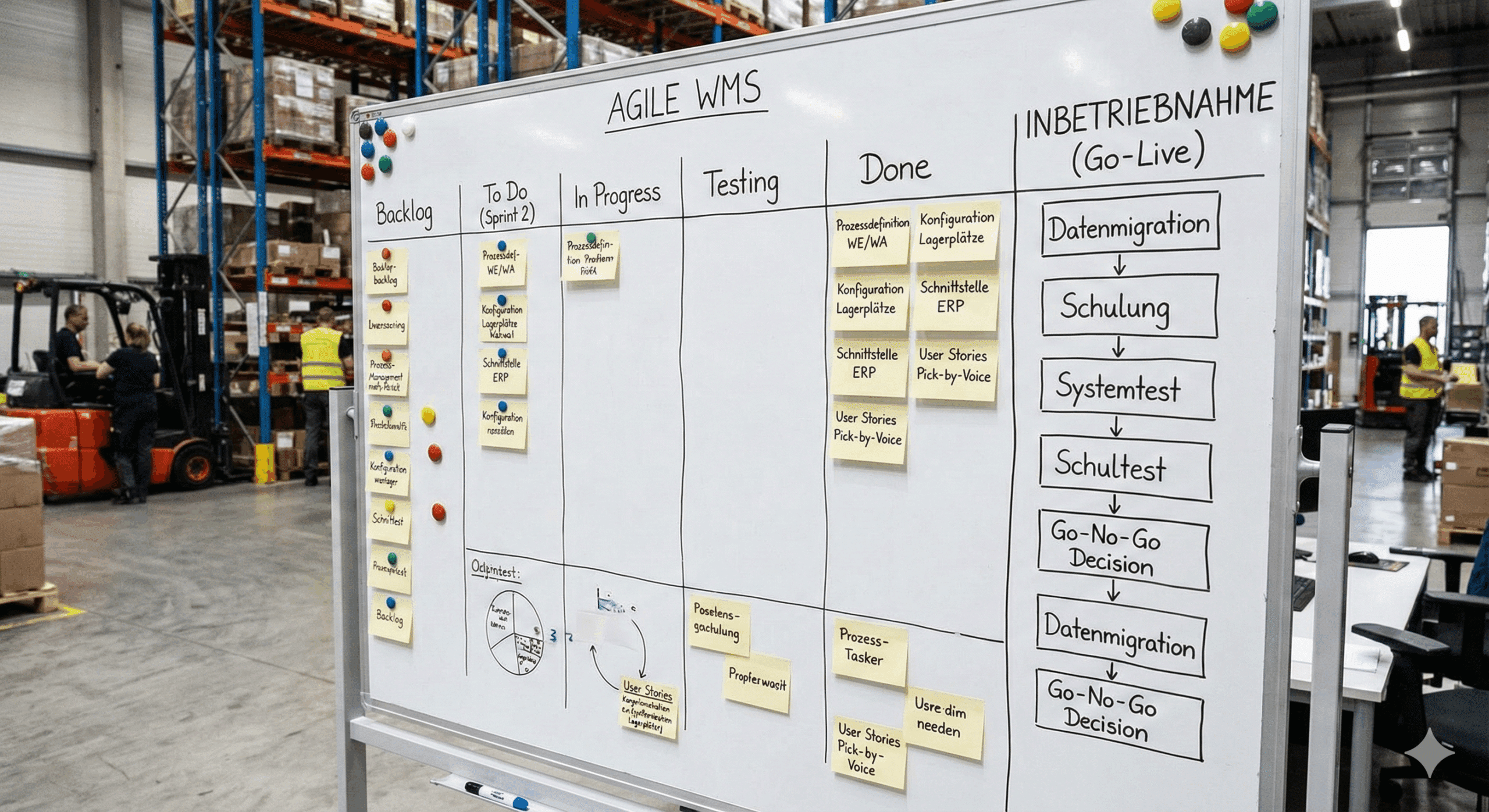 Agile Inbetriebnahme eines WMS