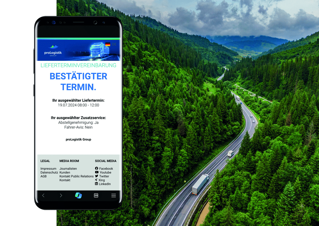 Telematik-Lösung der proLogistik Group