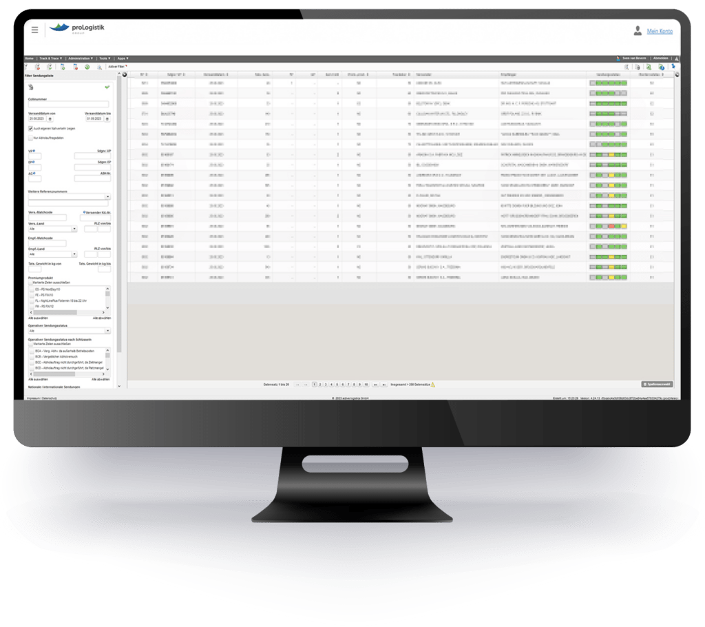 Tracking Screen