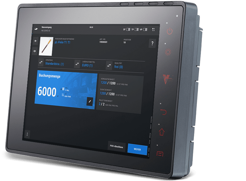 Mockup Tablet-Ansicht