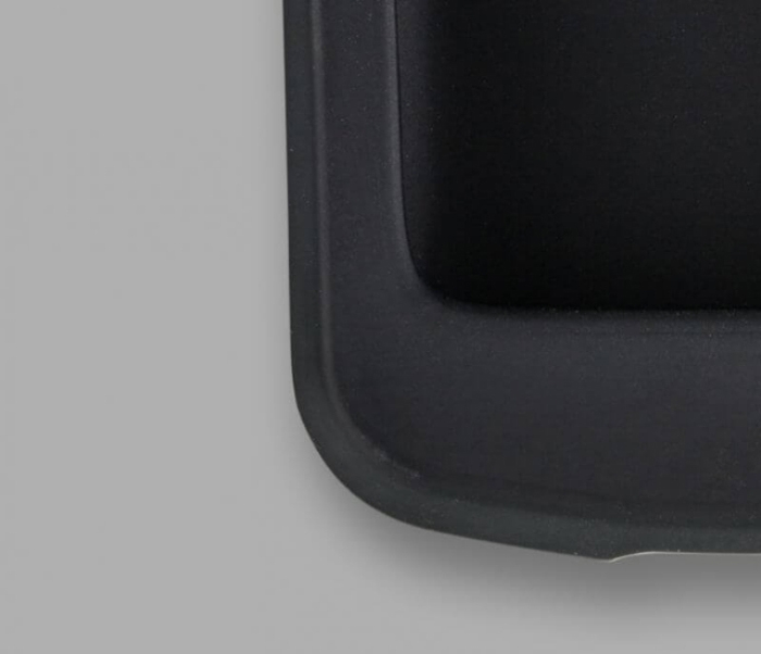Makrobild der Scannhülle für Apple Geräte im Rubber-Case-Style